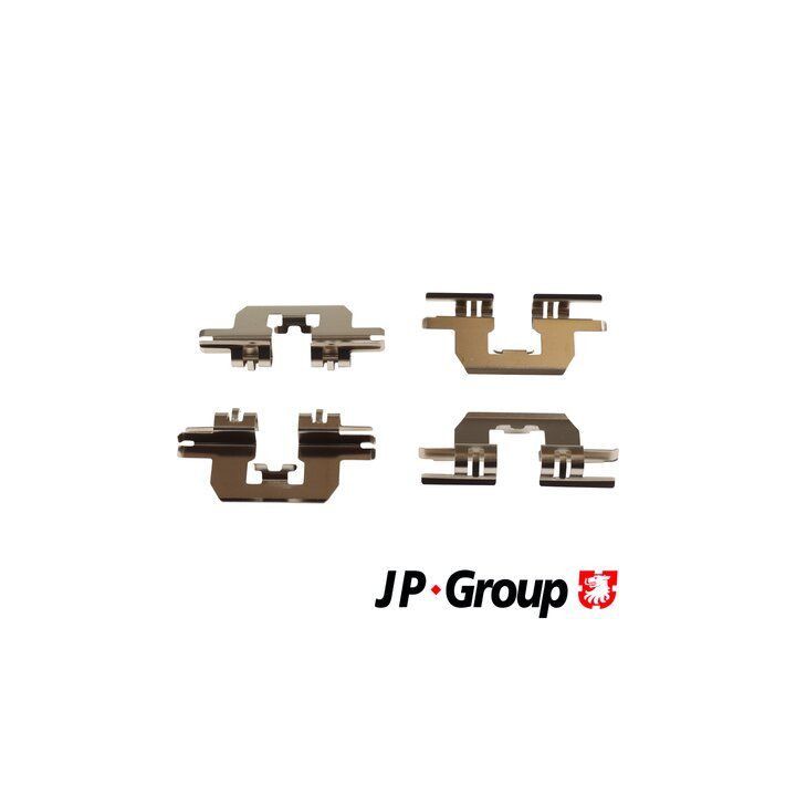 Priedų komplektas, diskinių stabdžių trinkelės JP GROUP 3864003210