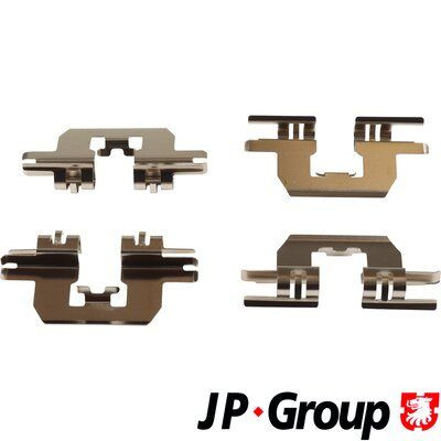 Priedų komplektas, diskinių stabdžių trinkelės JP GROUP 3864003210