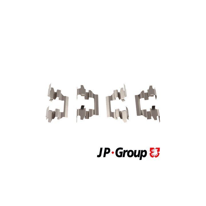 Priedų komplektas, diskinių stabdžių trinkelės JP GROUP 4064004110
