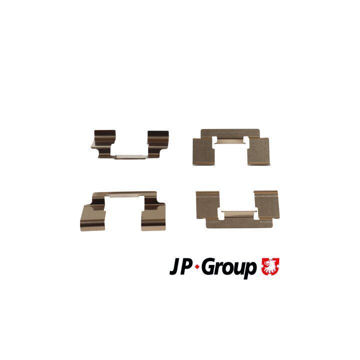 Priedų komplektas, diskinių stabdžių trinkelės JP GROUP 4364003510