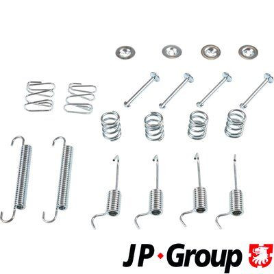 Priedų komplektas, stovėjimo stabdžių trinkelės JP GROUP 3664004910