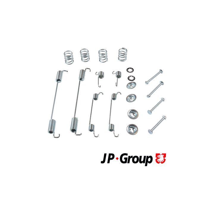 Priedų komplektas, stabdžių trinkelės JP GROUP 4164004110