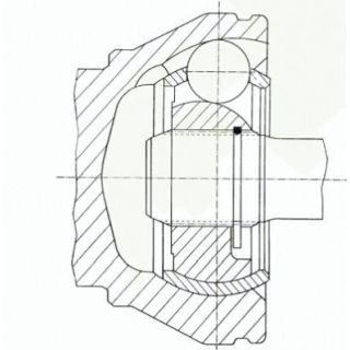 Jungčių komplektas, kardaninis velenas SPIDAN 23844