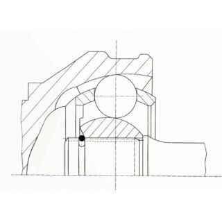 Jungčių komplektas, kardaninis velenas SPIDAN 24015