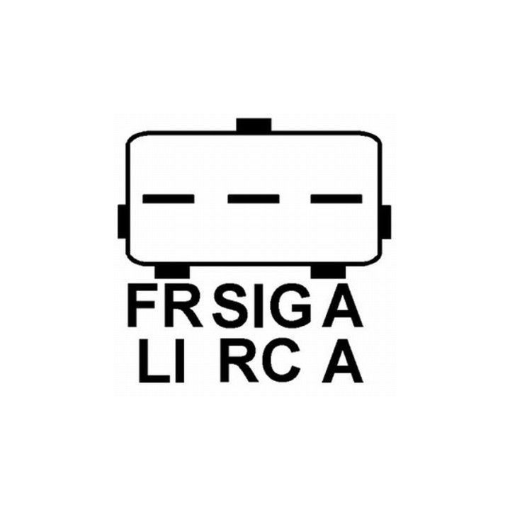 Kintamosios srovės generatorius HELLA 8EL 011 710-581