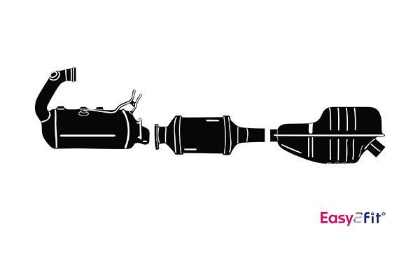 Išmetimo sistema HELLA 8LP 366 900-201