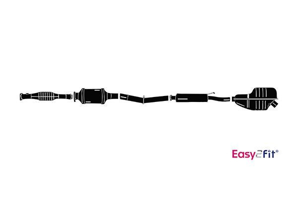 Išmetimo sistema HELLA 8LP 366 900-551