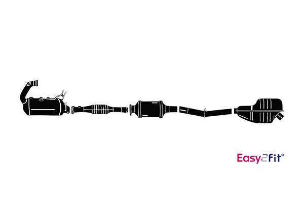 Išmetimo sistema HELLA 8LP 366 901-291