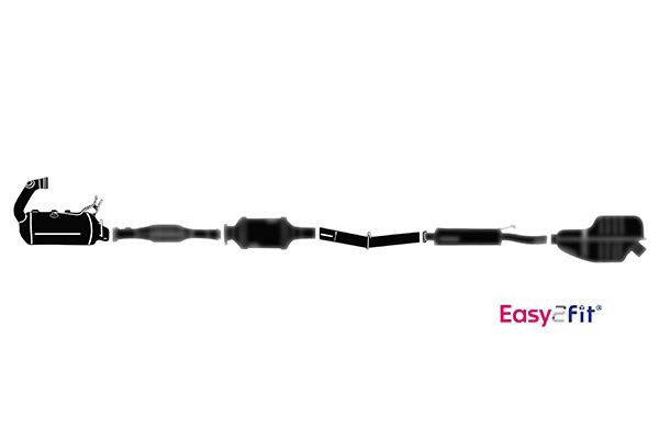 Išmetimo sistema HELLA 8LP 366 903-701