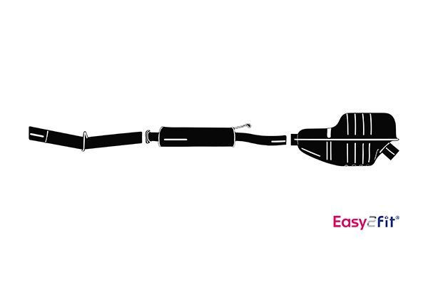 Išmetimo sistema HELLA 8LP 366 905-831