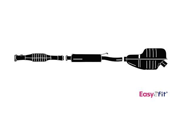 Išmetimo sistema HELLA 8LP 366 921-671