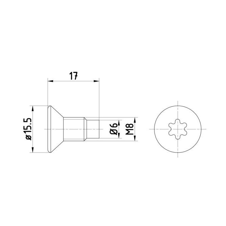 Varžtas, stabdžių diskas HELLA 8DZ 355 209-041