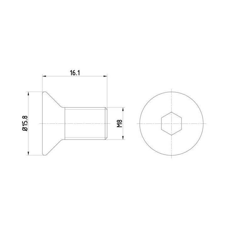 Varžtas, stabdžių diskas HELLA 8DZ 355 209-061