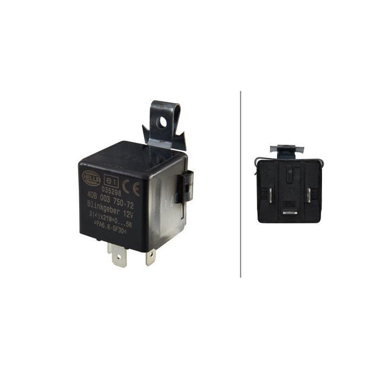 Posūkio rodiklio pertraukiklis HELLA 4DB 003 750-721