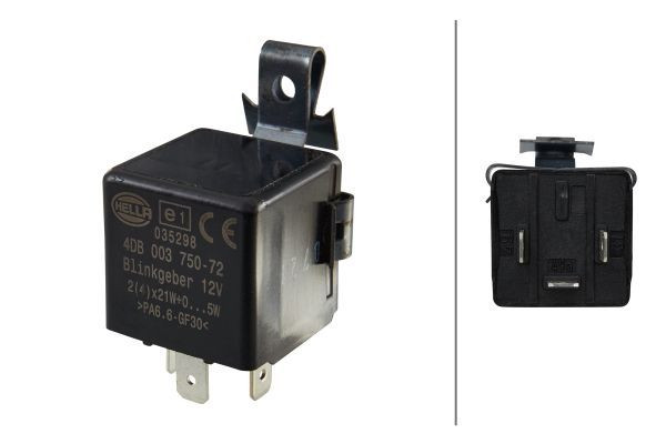 Posūkio rodiklio pertraukiklis HELLA 4DB 003 750-721