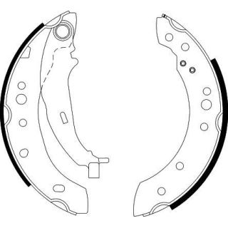 Stabdžių trinkelių komplektas HELLA 8DB 355 000-271