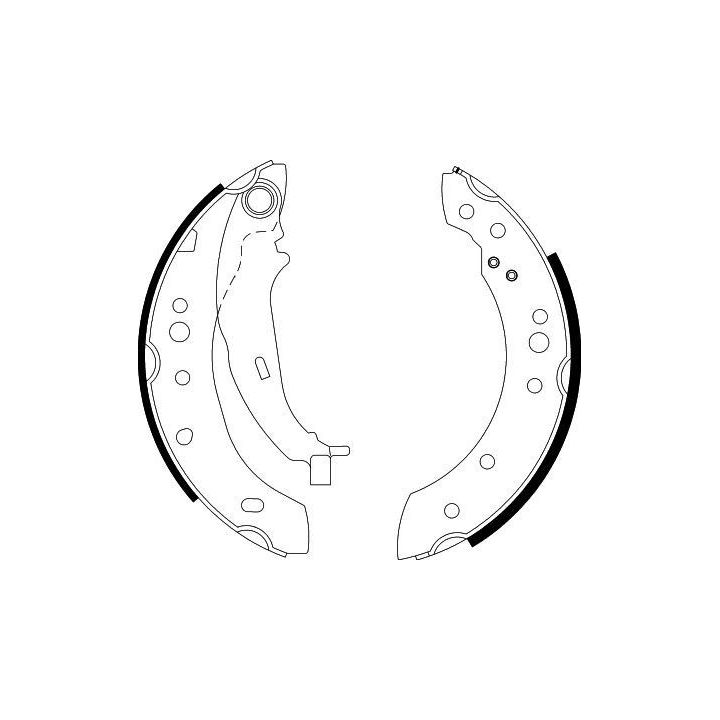 Stabdžių trinkelių komplektas HELLA 8DB 355 000-271