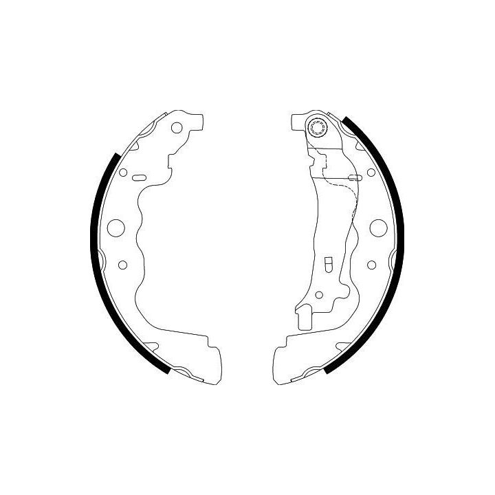 Stabdžių trinkelių komplektas HELLA 8DB 355 000-301