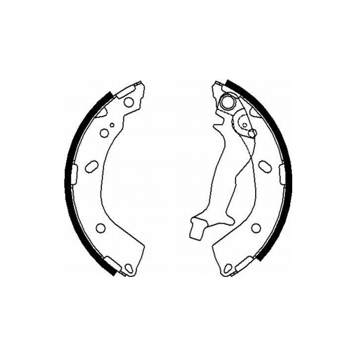 Stabdžių trinkelių komplektas HELLA 8DB 355 000-431