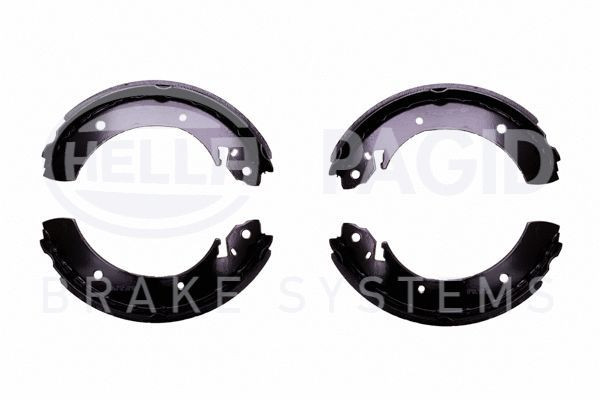 Stabdžių trinkelių komplektas HELLA 8DB 355 000-551