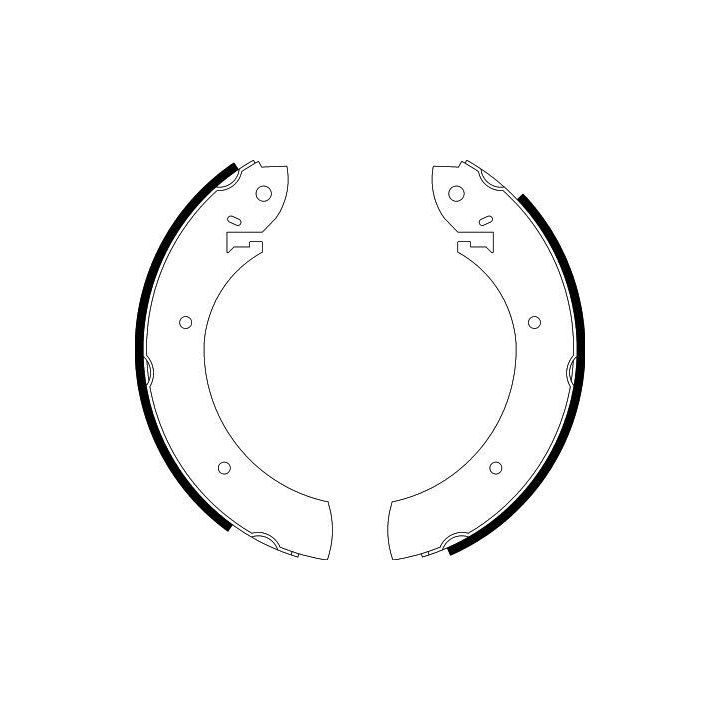 Stabdžių trinkelių komplektas HELLA 8DB 355 000-551
