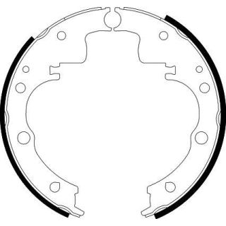 Stabdžių trinkelių komplektas HELLA 8DB 355 000-721
