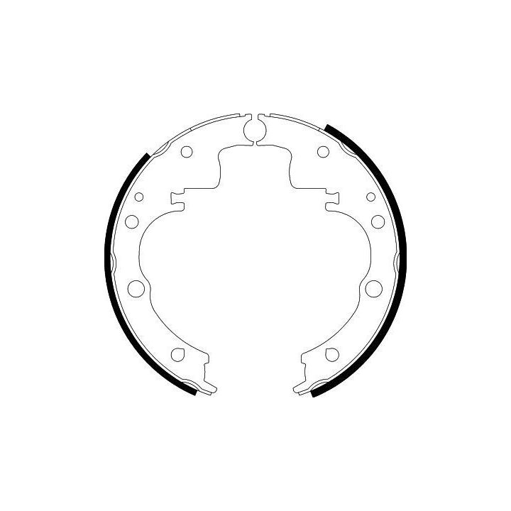 Stabdžių trinkelių komplektas HELLA 8DB 355 000-721