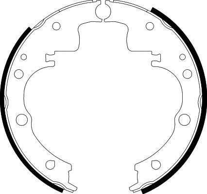 Stabdžių trinkelių komplektas HELLA 8DB 355 000-721