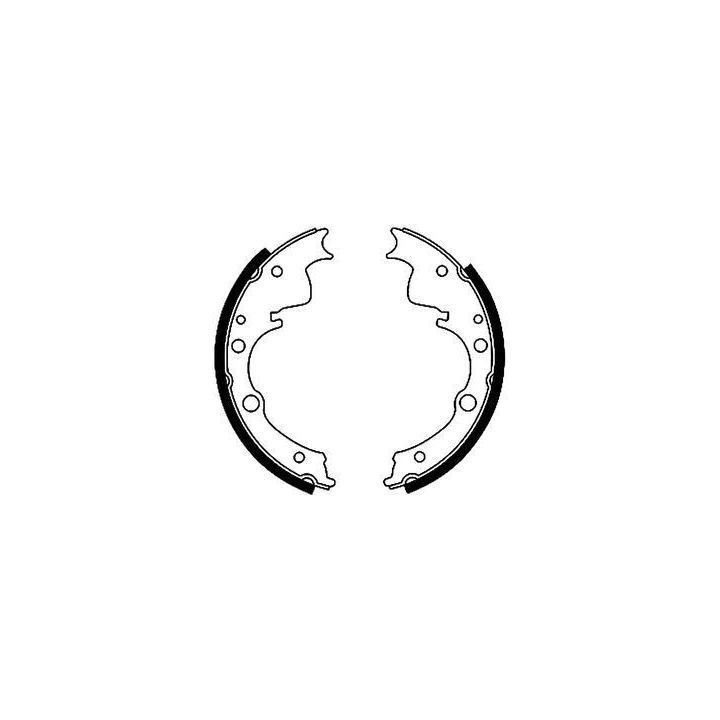 Stabdžių trinkelių komplektas HELLA 8DB 355 000-751