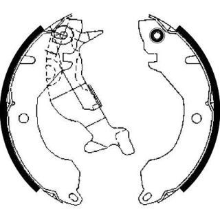 Stabdžių trinkelių komplektas HELLA 8DB 355 000-901