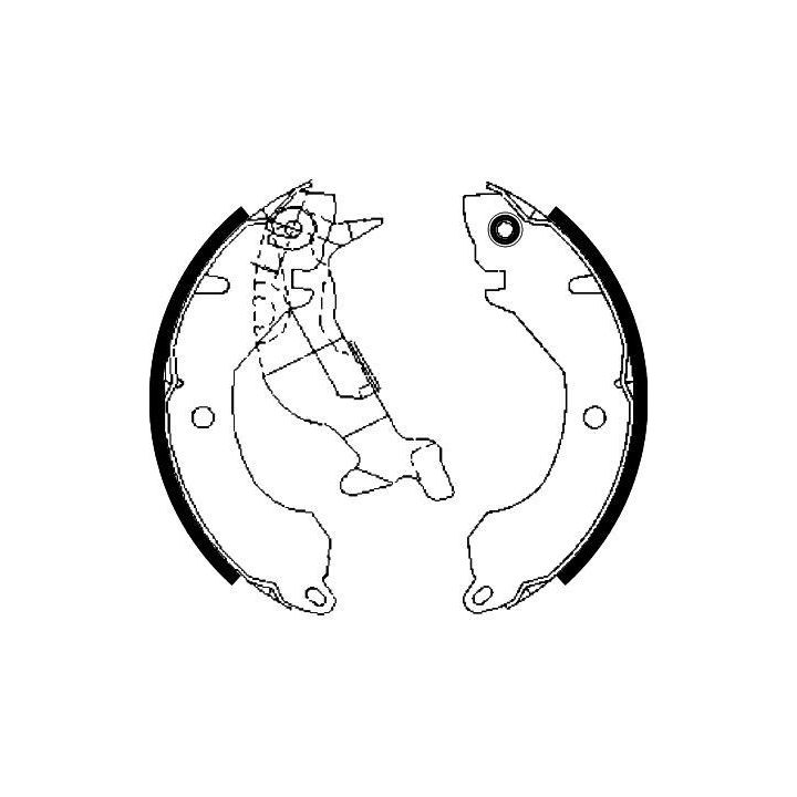 Stabdžių trinkelių komplektas HELLA 8DB 355 000-901