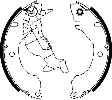 Stabdžių trinkelių komplektas HELLA 8DB 355 000-901