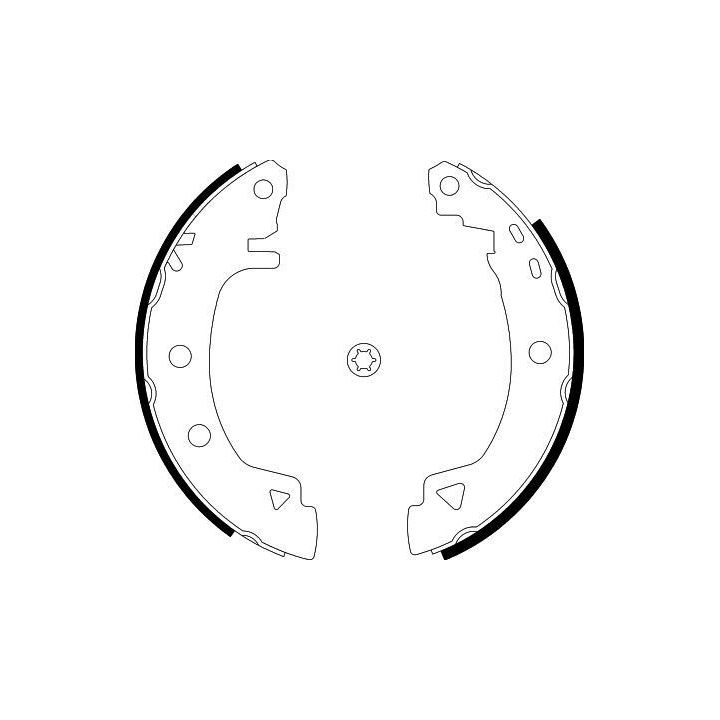 Stabdžių trinkelių komplektas HELLA 8DB 355 001-061