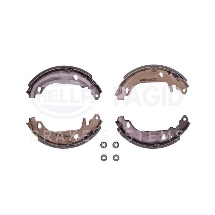 Stabdžių trinkelių komplektas HELLA 8DB 355 001-211