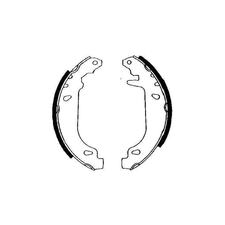 Stabdžių trinkelių komplektas HELLA 8DB 355 001-211