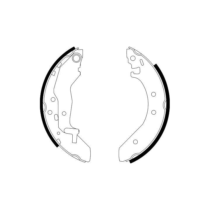 Stabdžių trinkelių komplektas HELLA 8DB 355 001-321