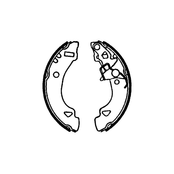 Stabdžių trinkelių komplektas HELLA 8DB 355 001-471