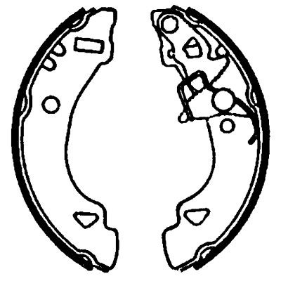 Stabdžių trinkelių komplektas HELLA 8DB 355 001-471