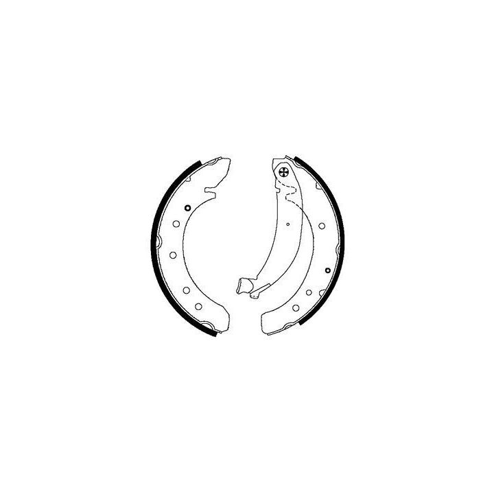 Stabdžių trinkelių komplektas HELLA 8DB 355 001-601