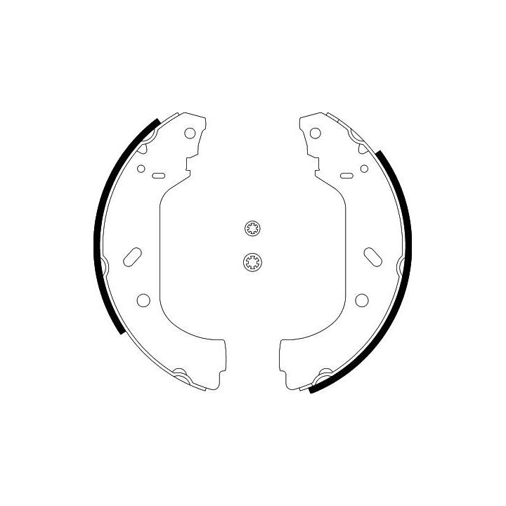 Stabdžių trinkelių komplektas HELLA 8DB 355 001-641