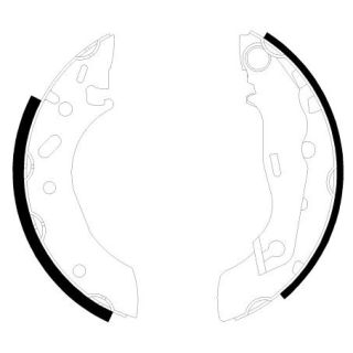 Stabdžių trinkelių komplektas HELLA 8DB 355 001-731