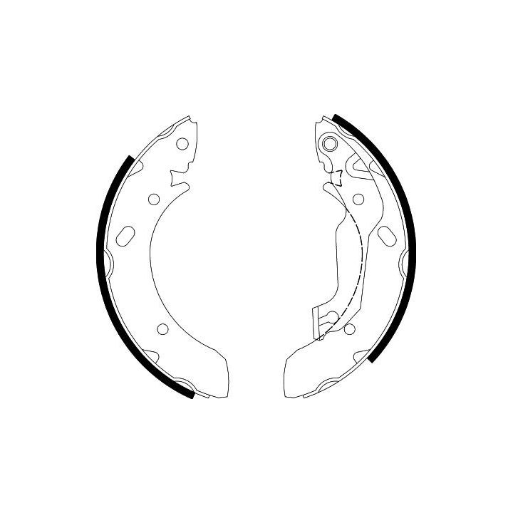 Stabdžių trinkelių komplektas HELLA 8DB 355 001-861