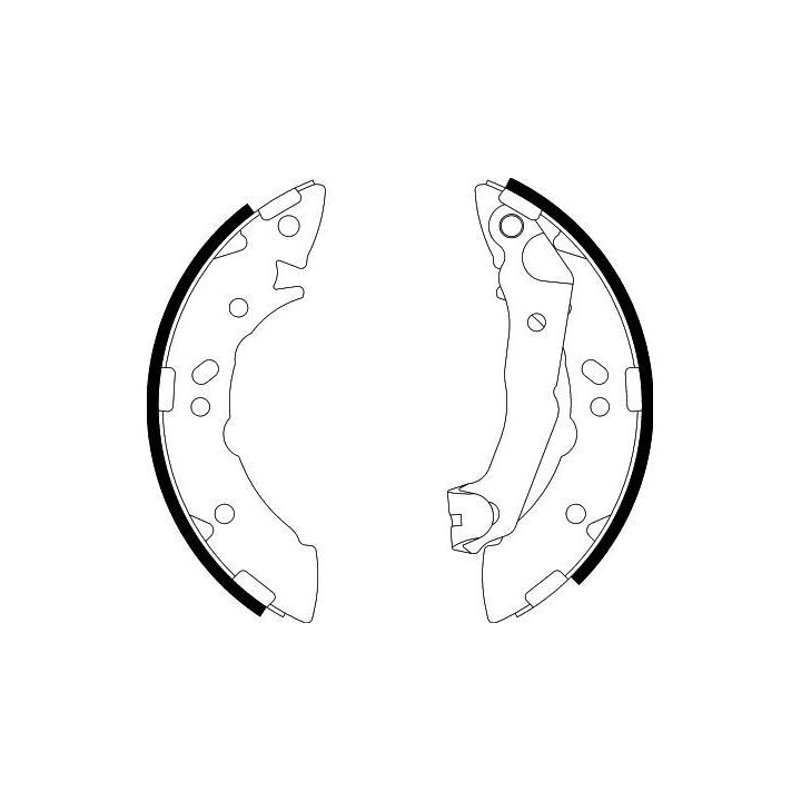 Stabdžių trinkelių komplektas HELLA 8DB 355 001-941