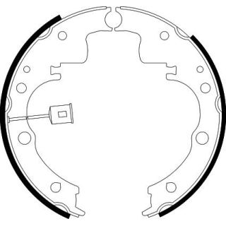 Stabdžių trinkelių komplektas HELLA 8DB 355 001-971