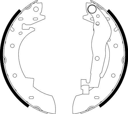 Stabdžių trinkelių komplektas HELLA 8DB 355 001-991