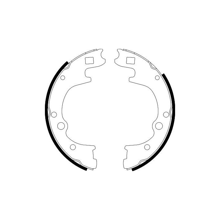 Stabdžių trinkelių komplektas HELLA 8DB 355 002-111