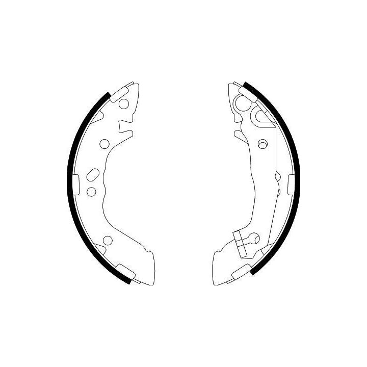 Stabdžių trinkelių komplektas HELLA 8DB 355 002-271
