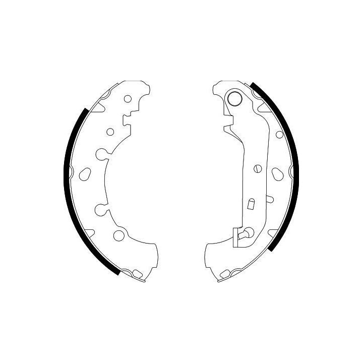 Stabdžių trinkelių komplektas HELLA 8DB 355 002-411