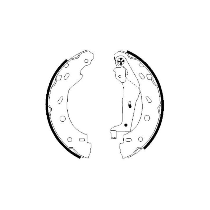 Stabdžių trinkelių komplektas HELLA 8DB 355 002-421