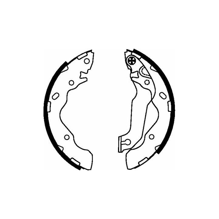 Stabdžių trinkelių komplektas HELLA 8DB 355 002-531